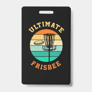 Ultimative Frisbee-Scheiben-Golf Ausweis