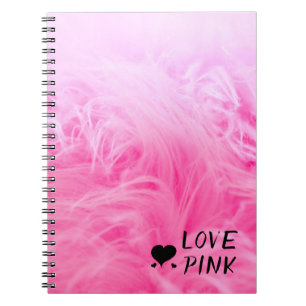 Ultimative Hot Pink Fuzzy Imitate Fur Notizblock