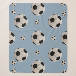 Ultimativer Faux-Patchwork-Fußball für Sportfans  Sherpadecke