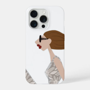 Ultra Casual Chic Mode Illustrationskunst iPhone 15 Pro Hülle