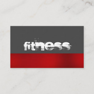 Ultra-Dick Trend Gray Fitness Sportkarte Visitenkarte