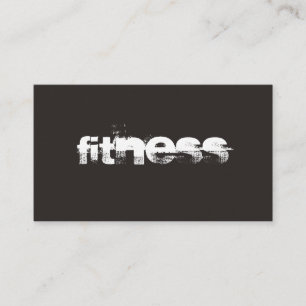 Ultra-Dick Trend Gray Fitness Sportkarte Visitenkarte