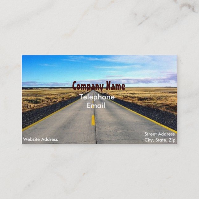 Ultra-Dick-Visitenkarten-Pack - individuell anpass Visitenkarte (Vorderseite)