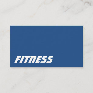 Ultra-dicke blau-graue Fitness-Sport-Visitenkarte Visitenkarte