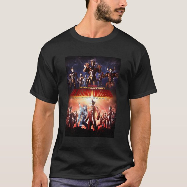 Ultra-Galaxie bekämpft die zerstörte Crossroad A T-Shirt (Vorderseite)
