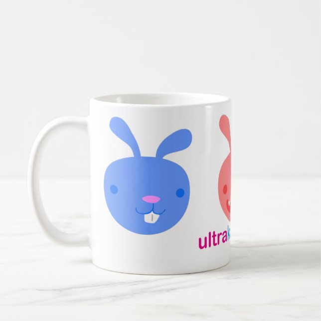 Ultra Kawaii - tasse mignonne superbe de lapins ! (Gauche)