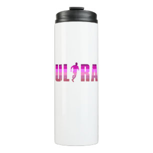 Ultra Laufen Pink Lila Regenbogen Thermosbecher