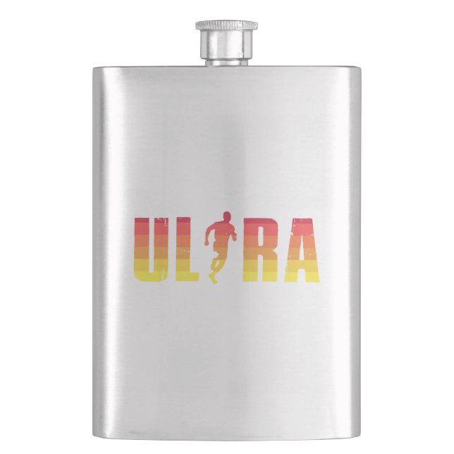 Ultra läuft flachmann (Vorderseite)