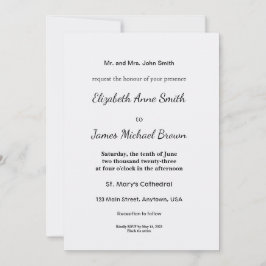 Ultra Light Gray Minimal Hintergrund Save The Date