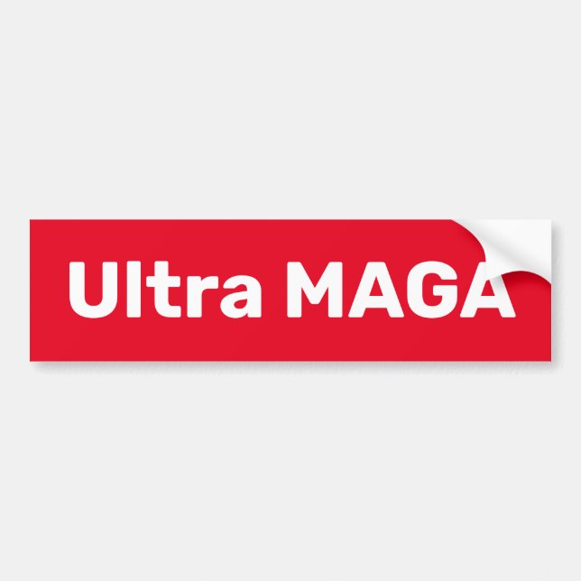 Ultra MAGA-Autoaufkleber Autoaufkleber (Vorne)
