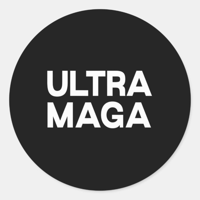 Ultra-Maga-Fun-Angebot Runder Aufkleber (Vorderseite)