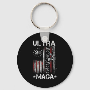 Ultra MAGA Gun AR - Zitat Patriotische amerikanisc Schlüsselanhänger