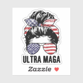 Ultra-Maga-Kopfband-Sonnenbrille Aufkleber