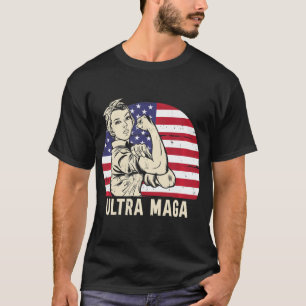 Ultra Maga Messy Bun T-Shirt