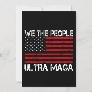 Ultra Maga Pro Trump 2024 Lustiger Republikaner  Einladung