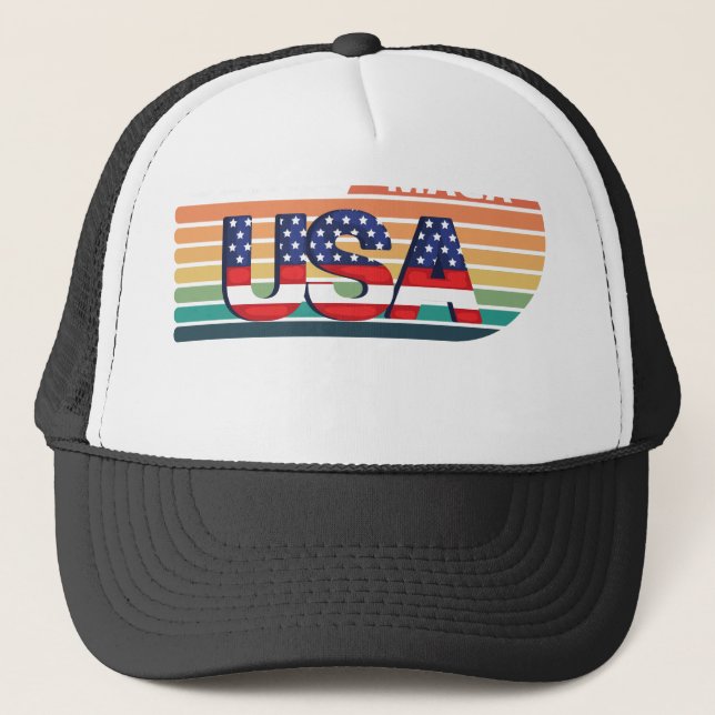 Ultra Maga Proud Ultra-Maga Truckerkappe (Vorderseite)