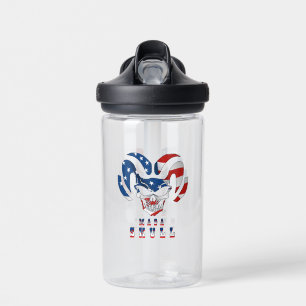 Ultra Maga Schädel   Wasserflasche Trinkflasche
