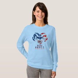 Ultra Maga Skull | Langschläfchen für Frauen T-Shirt
