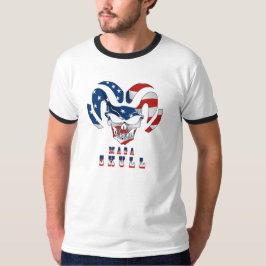 Ultra Maga Skull | Männerklingeln T-Shirt