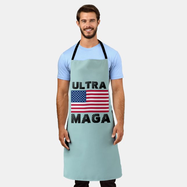 ULTRA MAGA TRUMP KÜCHE SCHÜRZE (Getragen)