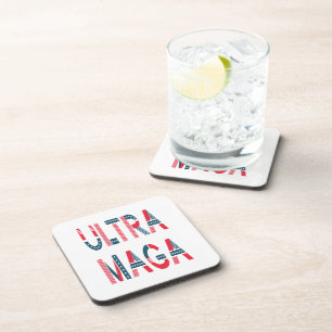 Ultra MAGA Trump Patriotische Republikanische Kons Getränkeuntersetzer