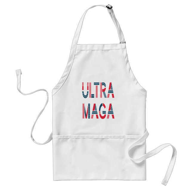 Ultra MAGA Trump Patriotische Republikanische Kons Schürze (Vorne)
