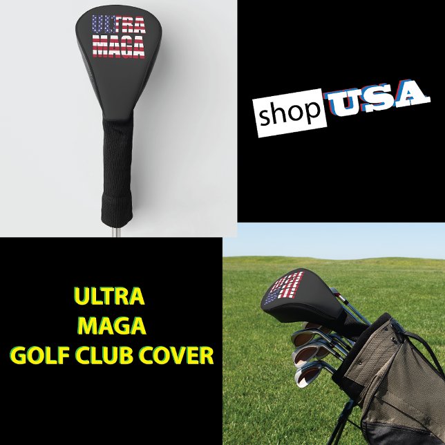 Ultra MAGA Trump Support ⛳ Great USA Golf Headcover (Von Creator hochgeladen)