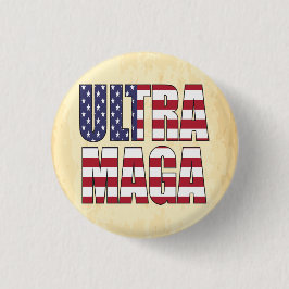 Ultra MAGA Trump Unterstützer 💡 Great Again USA Button