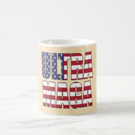 Ultra MAGA Trump Unterstützer 💡 Great Again USA Kaffeetasse