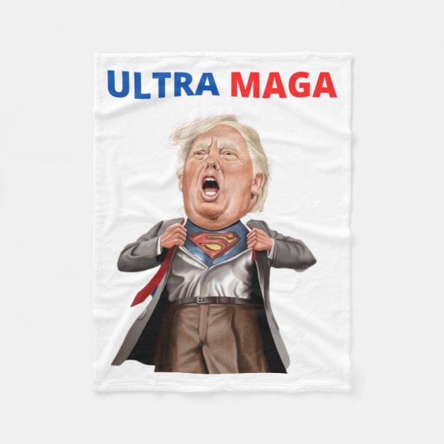 Ultra Maga , und stolz darauf, der große König der Fleecedecke (Vorderseite)