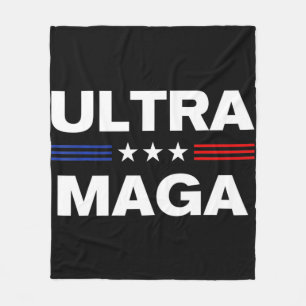Ultra Maga United State Fahne 3 Fleecedecke
