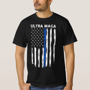 Ultra Maga US Flag Proud Ultra Maga T-Shirt