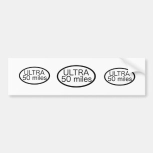 Ultra Marathon Autoaufkleber