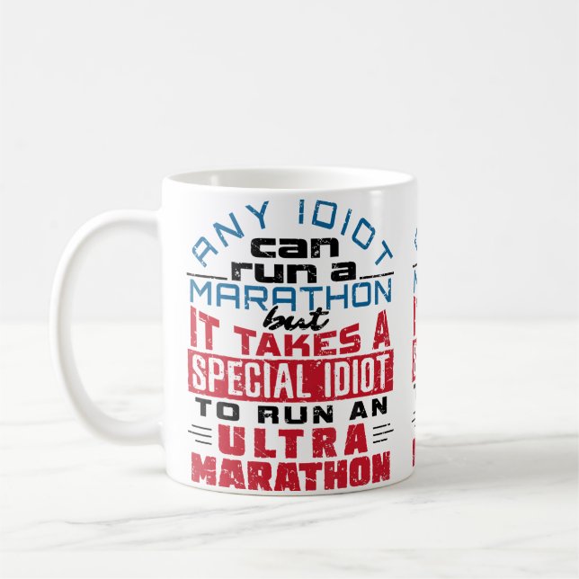 Ultra Marathon Runner Ultramarathon Running Funny  Kaffeetasse (Links)