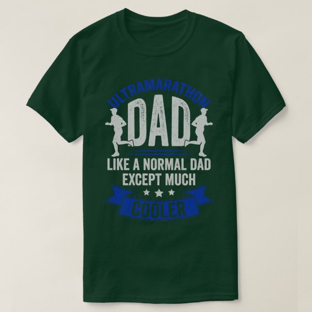 Ultra-Marathon-Vater laufen Marathonlauf-Geschenk T-Shirt (Design vorne)