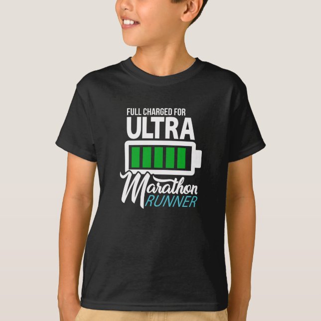 Ultra-Marathonläufer T-Shirt (Vorderseite)