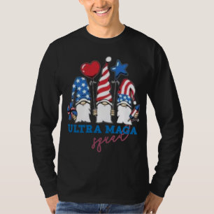 Ultra Mega Squad Gnomes USA Flagge unterstützen Tr T-Shirt
