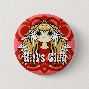 Ultra Niedliche Anime Girl's Club oder Girl's Nigh Button