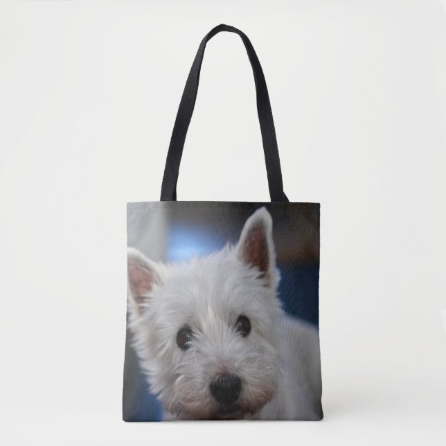 Ultra Niedlicher Schädlingswestie-Weiße Terrier Tasche (Vorderseite)
