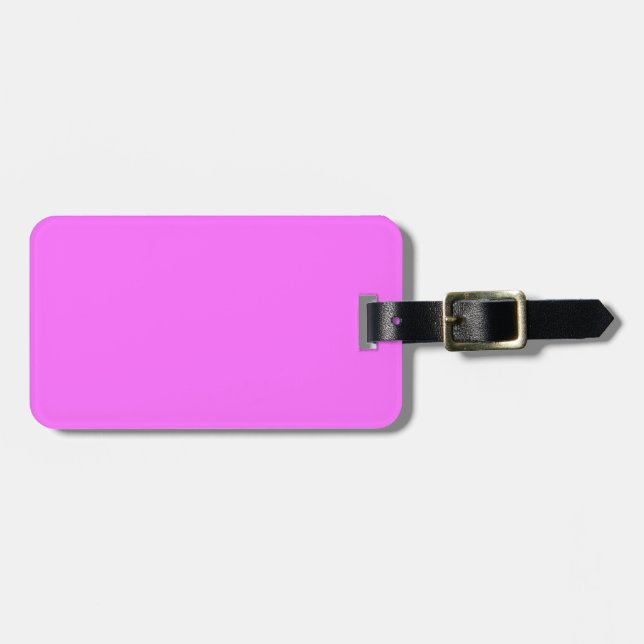 Ultra rosa gepäckanhänger (Vorderseite horizontal)