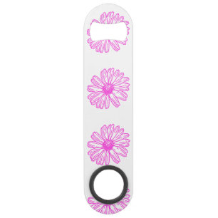 Ultra Rose Fleur de marguerite Impression, Hippie
