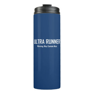 Ultra Runner, Warnung kann Nuts enthalten Thermosbecher
