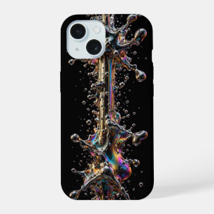 Ultra schmale Liquid Chrome Explosion iPhone 15 Hülle