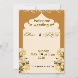 Ultra Soft Wedding Invitation – Minimal & Gentle  Einladung