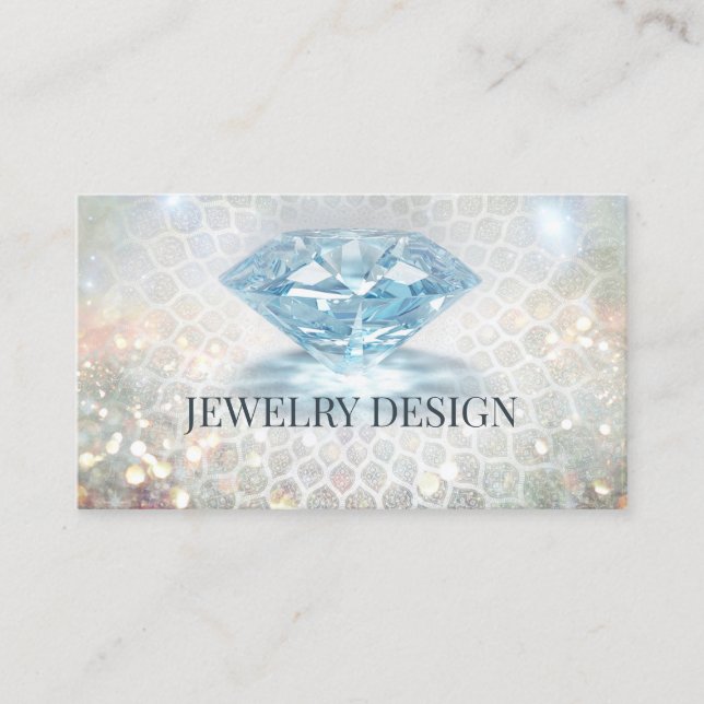 Ultra-Sparkling Diamond Jeweler Jewelier Designer Visitenkarte (Vorderseite)