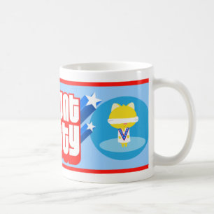 Ultra stellt Kawaii Bremsungs-Miezekatze dar Kaffeetasse