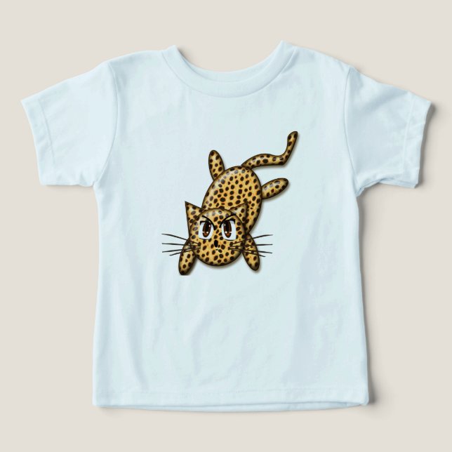 Ultra süße Anime-Leoparden-Kitty (Design Vorderseite)