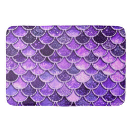 Ultra-Violet-Glitzer-Mermaid-Skala Badematte