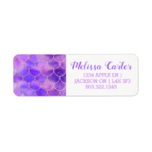 Ultra Violet & Gold Mermaid Scanner