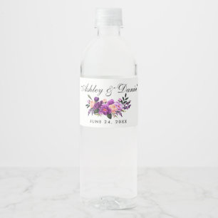 Ultra-Violet-Hochzeit mit Lila Blumenwasser